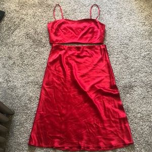 House of Harlow 1960 Acetate Satin Set